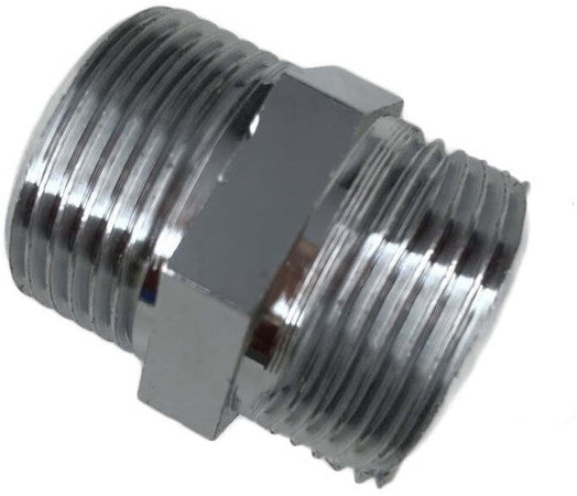 Vite doppia niplex da 3/4 in ottone cromato pesante