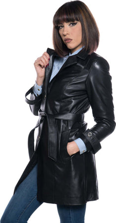 Viviana-Bis---Cappotto-Donna-Nero-in-vera-pelle