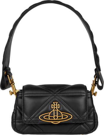 Vivienne-Westwood-Hazel-Small-Handbag-in-Black-da-donna