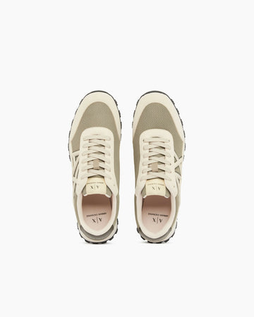 Armani Exchange uomo sneakers con logo a contrasto