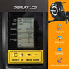 Vogatore-Magnetico-Pieghevole-per-Allenamento-a-Casa,-Volano-Regolabile-su-8-Livelli-e-Monitor-LCD,-185x58x57cm,-Nero-RE3A90-243RE3