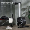 Vogatore-Magnetico-Pieghevole-per-Allenamento-a-Casa,-Volano-Regolabile-su-8-Livelli-e-Monitor-LCD,-185x58x57cm,-Nero-RE3A90-243RE3