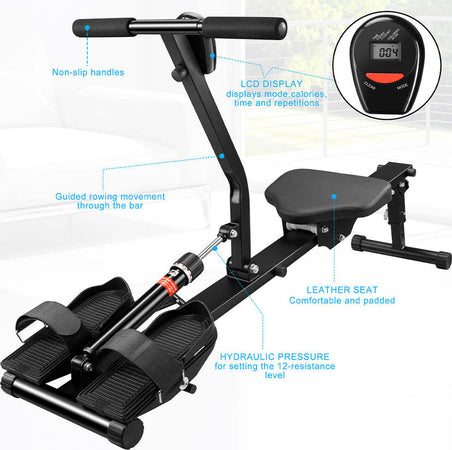 Vogatore-Pieghevole-per-Casa-con-12-Livelli-Resistenza-Display-LCD-Portata-120kg