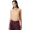 Pinko canotte e top donna pinko - mignattino top organza - rosa da donna