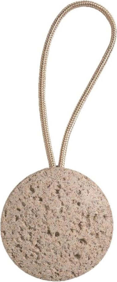 VOILA'---CALAMITA-PER-TENDA-STONE-TONDO-CON-CORDA-COLORE-SABBIA