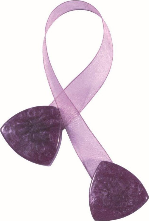 VOILA'---COPPIA-CALAMITA-PER-TENDE-TRIANGOLO-COLORE-VIOLA