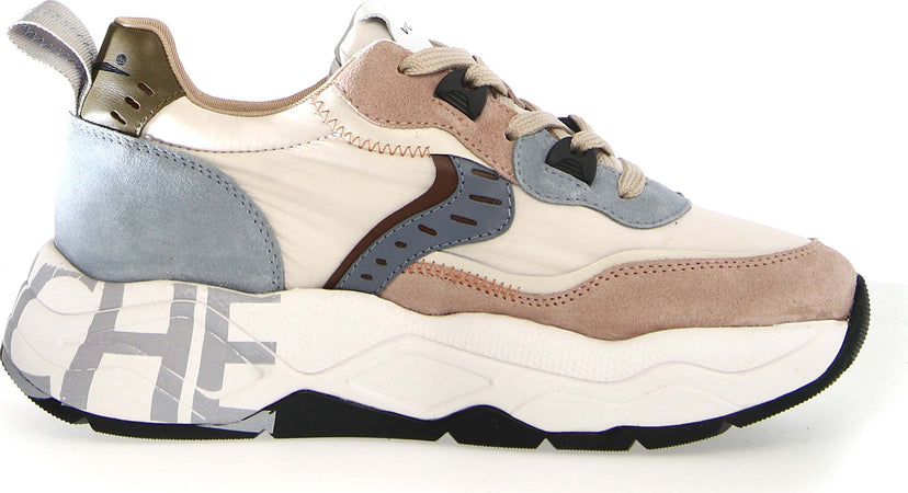 Voile-Blanche-Sneakers-Beige-da-donna