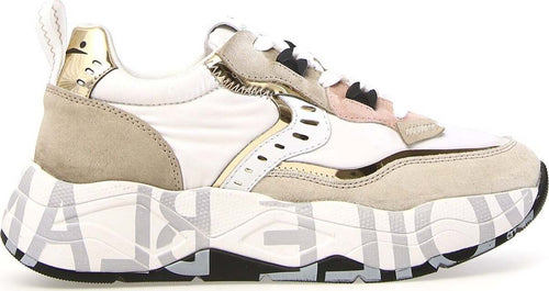 Voile-Blanche-Sneakers-Beige-da-donna