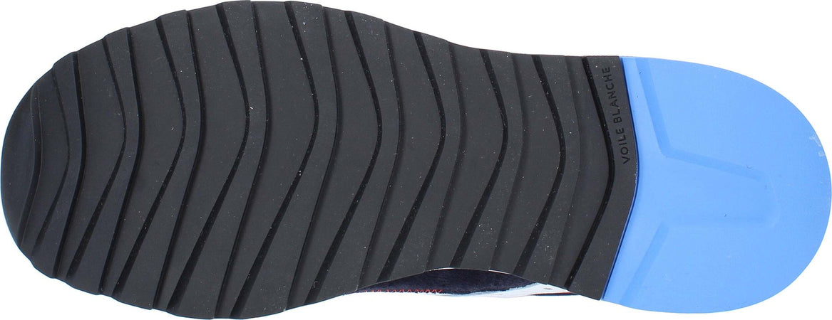 Voile-Blanche-Sneakers-Blu-da-bambino