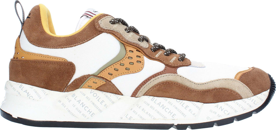 Voile-Blanche-Sneakers-Brown/white-da-bambino