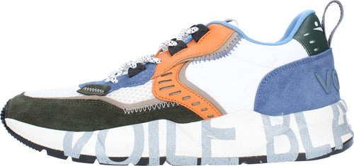 Voile-Blanche-Sneakers-Green/white/orange-da-bambino