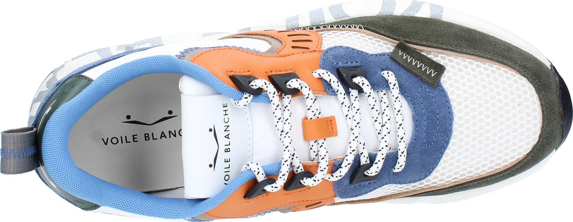 Voile-Blanche-Sneakers-Green/white/orange-da-bambino