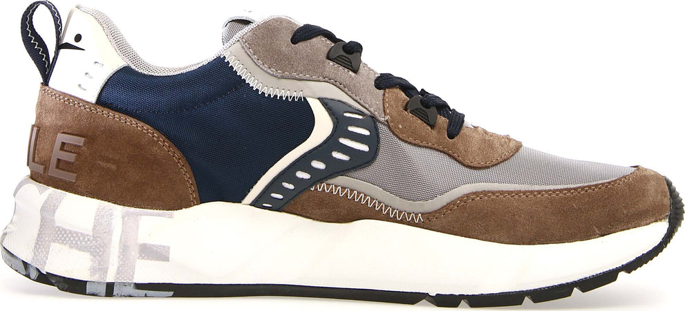Voile-Blanche-Sneakers-Marrone-da-uomo