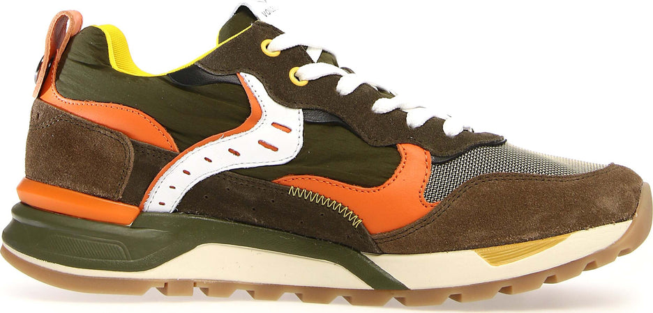 Voile-Blanche-Sneakers-Verde-da-uomo