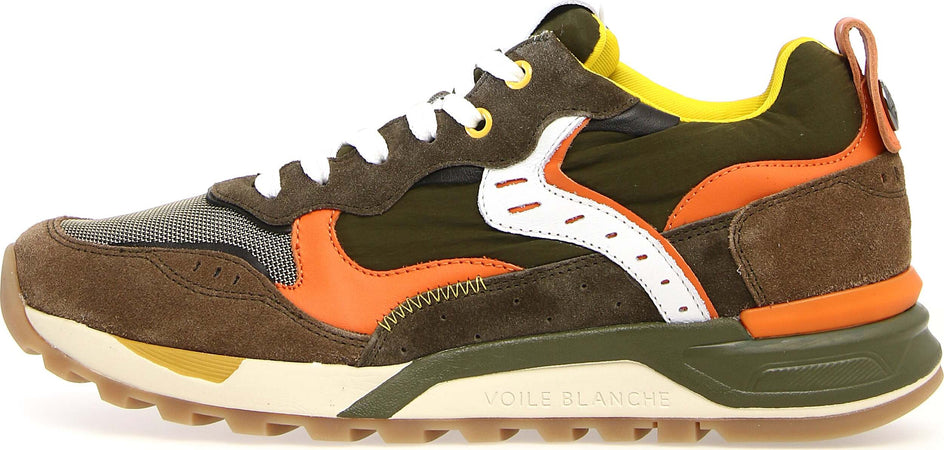 Voile-Blanche-Sneakers-Verde-da-uomo