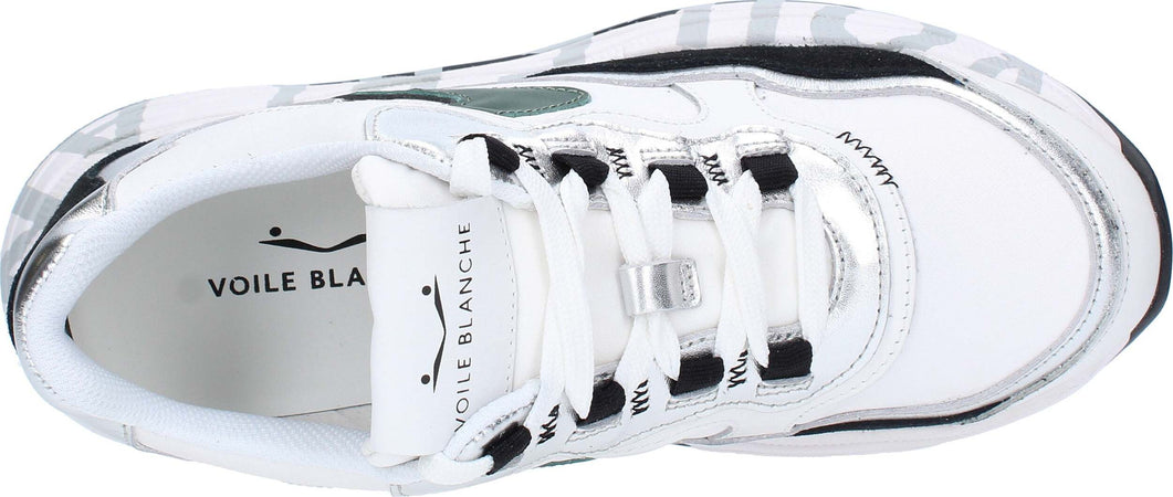 Voile-Blanche-Sneakers-White/black/silver-da-donna
