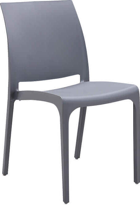 VOLGA---sedia-da-giardino-in-plastica-Grigio-chiaro-Milani-Home
