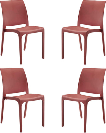 VOLGA---set-di-4-sedie-da-giardino-in-plastica-Rosso-Milani-Home