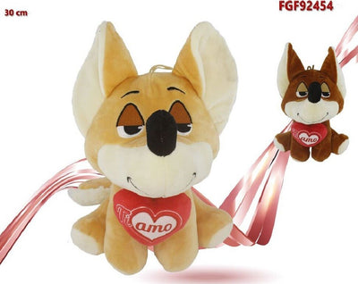 Volpe 30 Cm Peluche Con Cuore Ti Amo Idea Regalo San Valentino Colori Ass. 92454 Giochi e giocattoli/Peluche/Animali di peluche Trade Shop italia - Napoli, Commerciovirtuoso.it