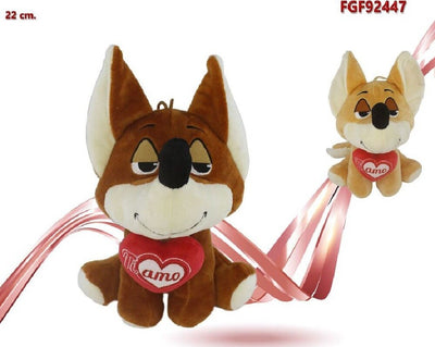 Volpe Peluche 22 Cm Con Cuore Ti Amo Idea Regalo San Valentino Col. Ass. 92447 Giochi e giocattoli/Peluche/Animali di peluche Trade Shop italia - Napoli, Commerciovirtuoso.it