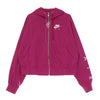 Nike Felpa Cappuccio Zip Donna Sportswear Air Hoodie Cactus Flower/white da donna