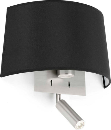 VOLTA Lampada da parete nera con lettore LED Illuminazione/Illuminazione per interni/Illuminazioni per pareti/Applique Led Mall Home - Napoli, Commerciovirtuoso.it