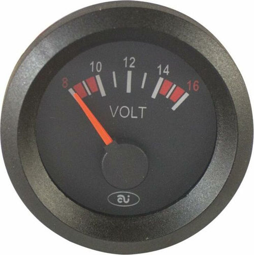 Voltmetro-analogico-8-16V-Ø52-12V-Confezione-da-1pz