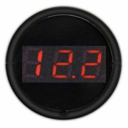 Voltmetro presa accendisigari nero 12-24v t571 misuratore voltaggio auto e camper