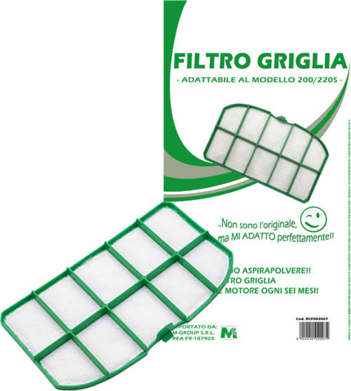 VORWERK FOLLETTO - FILTRO GRIGLIA PROTEZIONE MOTORE VK200 - COMPATIBILE Casa e cucina/Grandi elettrodomestici/Accessori e parti di ricambio/Ricambi e accessori per piani cottura/Griglie per piani cottura Rossi Ricambi - Venetico Marina, Commerciovirtuoso.it