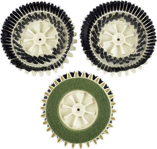 VORWERK FOLLETTO LUCIDATRICE PL515 RICAMBIO TRIS SPAZZOLE PAD + SETOLE LARGHE Casa e cucina/Aspirapolvere e pulizia di pavimenti e finestre/Accessori per aspirapolvere/Batterie e parti sostitutive Rossi Ricambi - Venetico Marina, Commerciovirtuoso.it