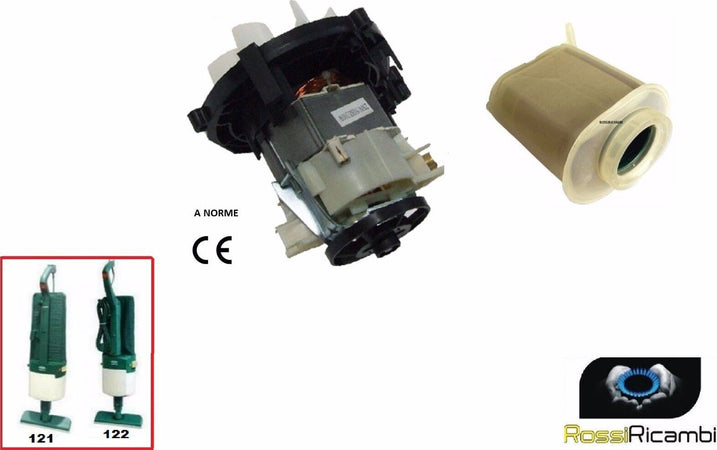 VORWERK FOLLETTO VK121 - VK122 MOTORE DOPPIO CUSCINETTO 300W + FILTRO SILENZIATORE Casa e cucina/Aspirapolvere e pulizia di pavimenti e finestre/Accessori per aspirapolvere/Filtri/Filtri per aspirapolvere verticale Rossi Ricambi - Venetico Marina, Commerciovirtuoso.it