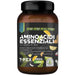 Eaa aminoacidi essenziali con mix di vitamine b1, b6 ed e - integratore di amminoacidi naturali vegan ottenuti da fermentazione t-rex integratori (polvere, tropical)