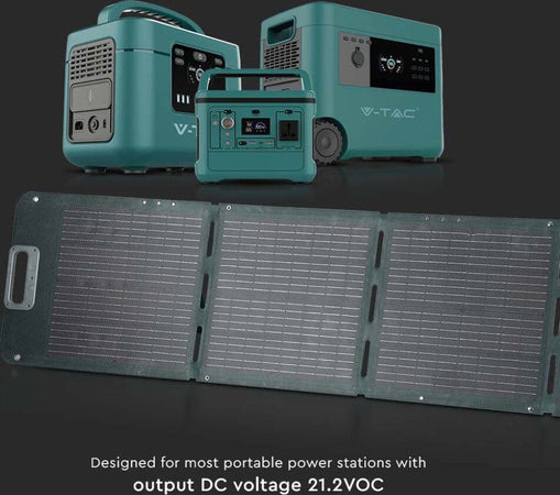 VT-10120 Pannello Solare Fotovoltaico 120W Pieghevole IP67 Portatile con Cover Protettiva - SKU 11446 Commercio Industria e Scienza/Energia solare e eolica/Pannelli solari/Pannelli solari monocristallini Zencoccostore - Formia, Commerciovirtuoso.it