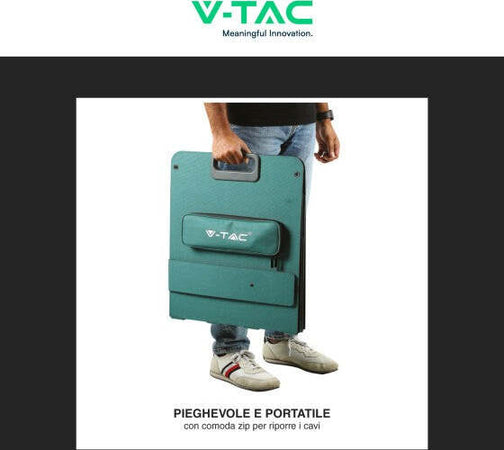 VT-10240-Kit-2-Pannelli-Solari-Fotovoltaici-2x120W-Pieghevoli-IP67-Portatili-con-Cover-Protettiva---SKU-11565