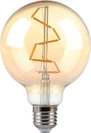 VT-2024 LAMPADINA LED E27 4W BULB G95 GLOBO FILAMENT VETRO AMBRATO - SKU 217146 Illuminazione/Lampadine/Lampadine a LED Zencoccostore - Formia, Commerciovirtuoso.it