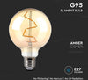 VT-2024 LAMPADINA LED E27 4W BULB G95 GLOBO FILAMENT VETRO AMBRATO - SKU 217146 Illuminazione/Lampadine/Lampadine a LED Zencoccostore - Formia, Commerciovirtuoso.it