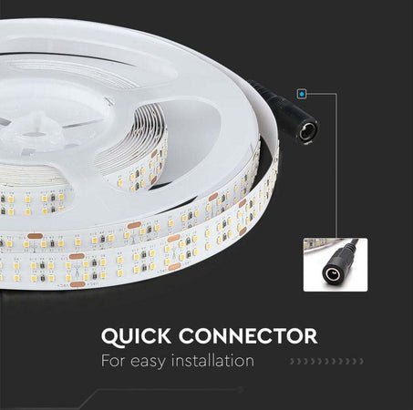 VT-2216-364 STRISCIA LED FLESSIBILE 150W SMD MONOCOLORE 364 LED/METRO 24V CRI≥95 - BOBINA DA 5 METRI Illuminazione/Strisce LED Zencoccostore - Formia, Commerciovirtuoso.it