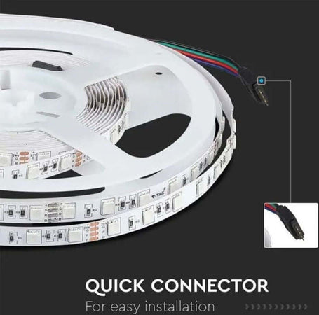 VT-5050-60 STRISCIA LED FLESSIBILE 35W SMD RGB 60 LED/METRO 24V - BOBINA DA 5 METRI Illuminazione/Strisce LED Zencoccostore - Formia, Commerciovirtuoso.it