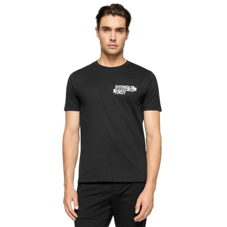 DONDUP t-shirt uomo dondup - t-shirt - nero da uomo