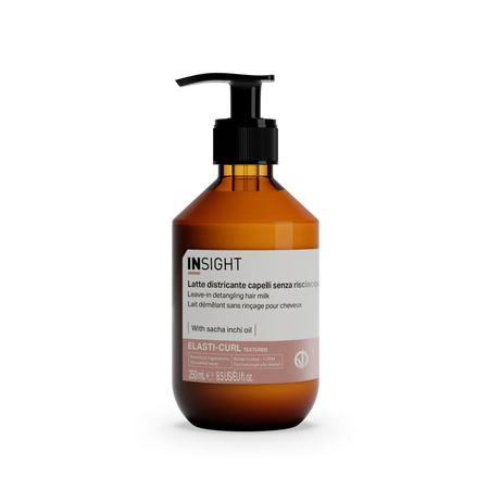 Latte Districante Capelli Senza Risciacquo Insight Elasti Curl – Leave-In Idratante e Anticrespo per Capelli Ricci e Mossi, Districa e Definisce Senza Appesantire