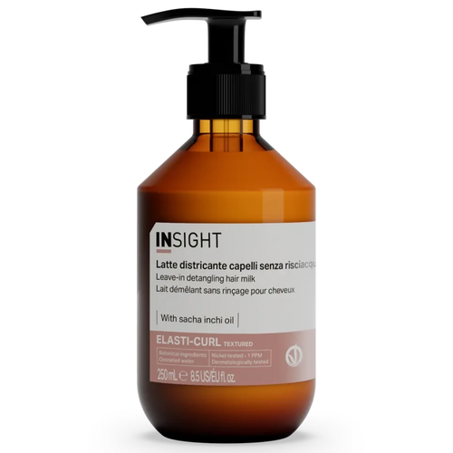 Latte Districante Capelli Senza Risciacquo Insight Elasti Curl – Leave-In Idratante e Anticrespo per Capelli Ricci e Mossi, Districa e Definisce Senza Appesantire