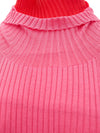 Bottega Veneta Abito Lungo in Maglia Stretch con Frange da donna