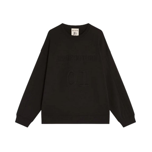 SEMICOUTURE felpe con cappuccio donna semicouture - rhianna - nero da donna