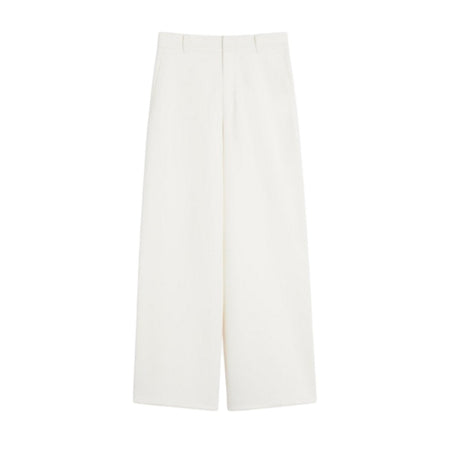 MAX MARA pantaloni donna max mara - merlot - bianco da donna