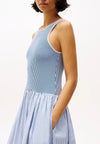 Tommy Hilfiger Abito BRODERIE ANGLAISE N/S LONG DRESS da donna
