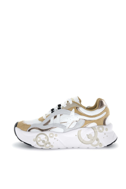 W6YZ Sneaker scarpa Donna IDA – Taupe / White 2019831012D54