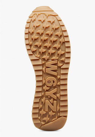 W6yz scarpe uomo YAK-M. - Sneakers in tessuto tecnico e suede - Tortora-Nero.
2015185461N36