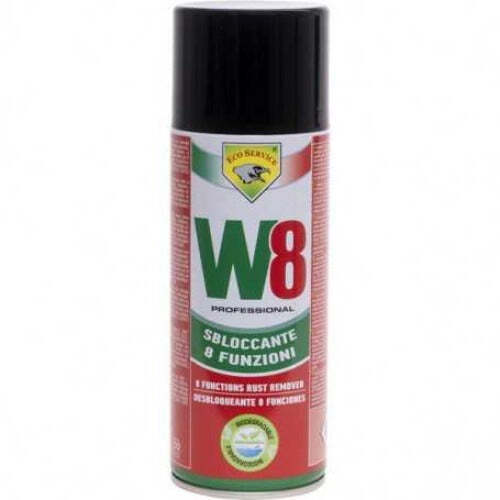 W8 Sbloccante biodegradabile otto funzioni spray 400 ml eco service alta qualità