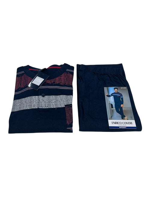 Pigiama Uomo Primavera/Estate Enrico Coveri EP1058 Cotone