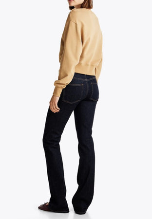 Tommy Hilfiger FELPA GOLD BTN BOAT-NK SWTSHIRT da donna